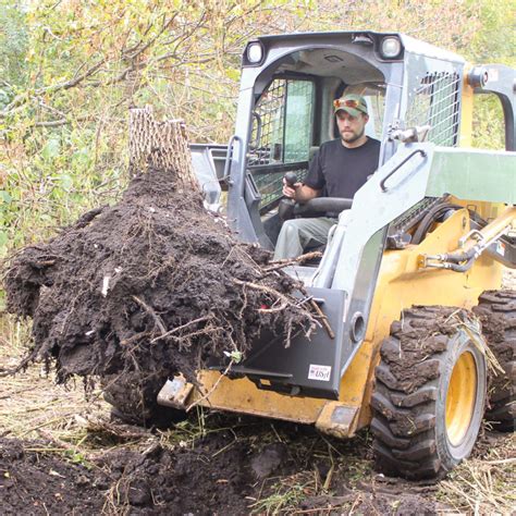 Skid Steer Stump Removal Bucket 